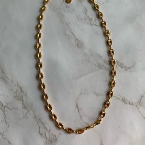18k Gold Plated Coffee Bean Chain Necklace